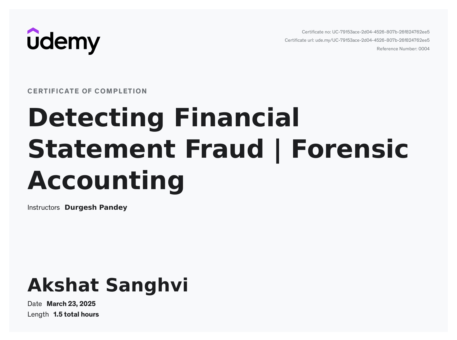 Detecting financial statement fraud